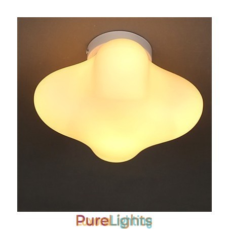 Designer Touch Decorative Contemporary And Contracted Single Head Lucky Grass Glass Dome Light