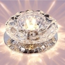 Designer Touch Decorative Crystal Ceiling Lamp Spotlight SMD 3W Creative Lamp Absorb Dome Light