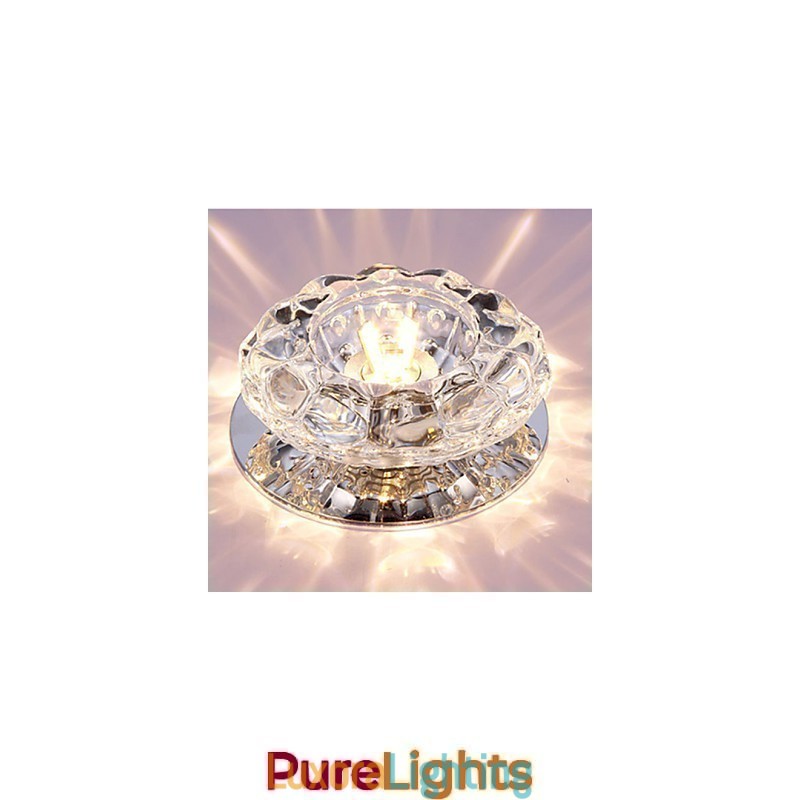 Designer Touch Decorative Crystal Ceiling Lamp Spotlight SMD 3W Creative Lamp Absorb Dome Light