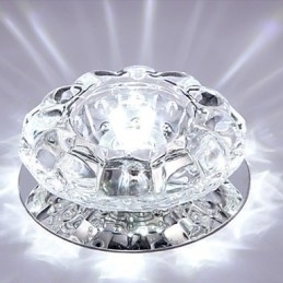 Designer Touch Decorative Crystal Ceiling Lamp Spotlight SMD 3W Creative Lamp Absorb Dome Light