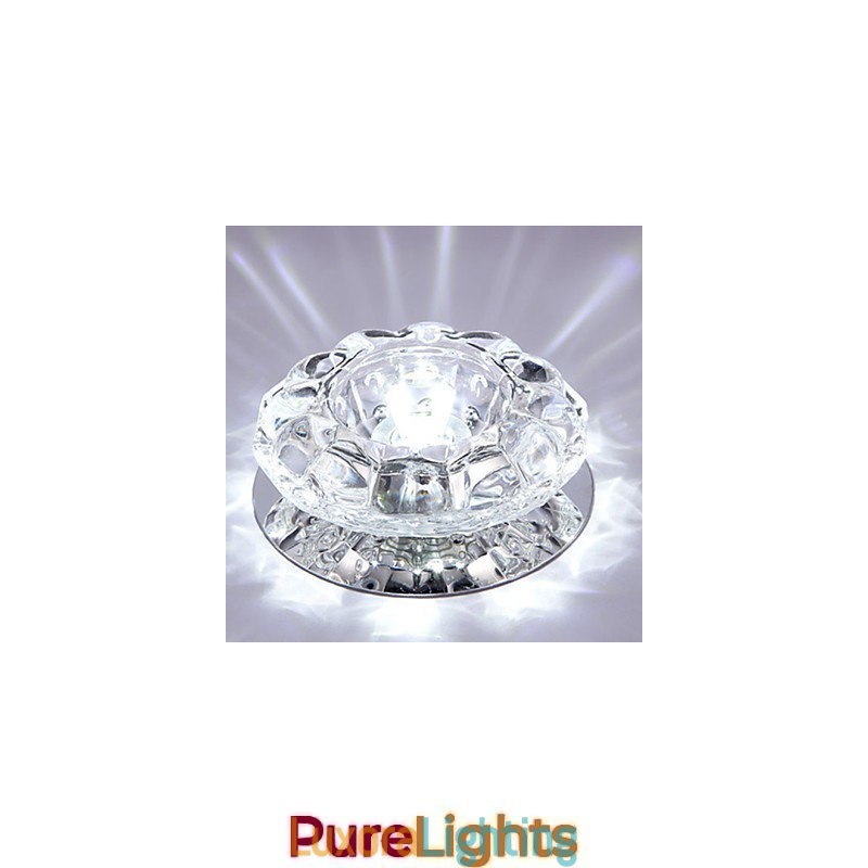 Designer Touch Decorative Crystal Ceiling Lamp Spotlight SMD 3W Creative Lamp Absorb Dome Light
