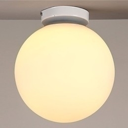 Designer Touch Decorative Contracted And Contemporary White Ball Glass Dome Light