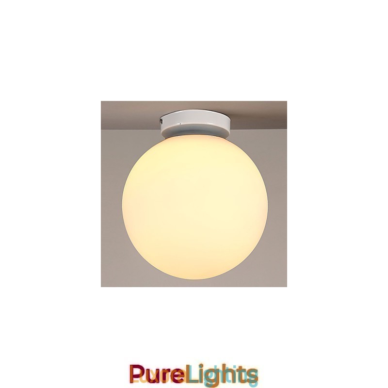 Designer Touch Decorative Contracted And Contemporary White Ball Glass Dome Light