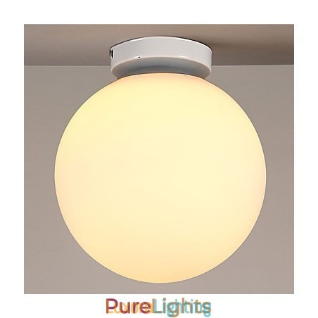 Designer Touch Decorative Contracted And Contemporary White Ball Glass Dome Light