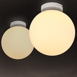 Designer Touch Decorative Contracted And Contemporary White Ball Glass Dome Light