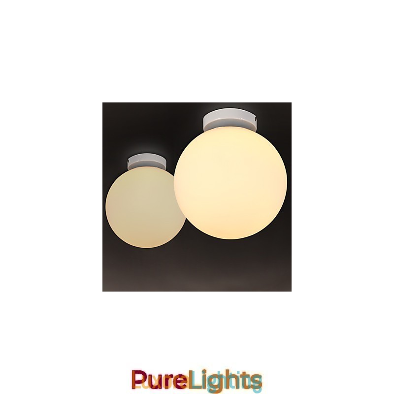 Designer Touch Decorative Contracted And Contemporary White Ball Glass Dome Light