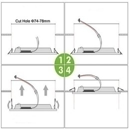 Designer Touch Decorative Modern Contemporary Painting Metal Flush Mount