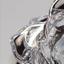 Designer Touch Decorative Modern Contemporary Crystal Mini Style Electroplated Metal Flush Mount