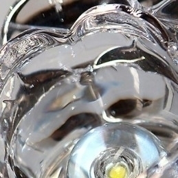 Designer Touch Decorative Modern Contemporary Crystal Mini Style Electroplated Metal Flush Mount