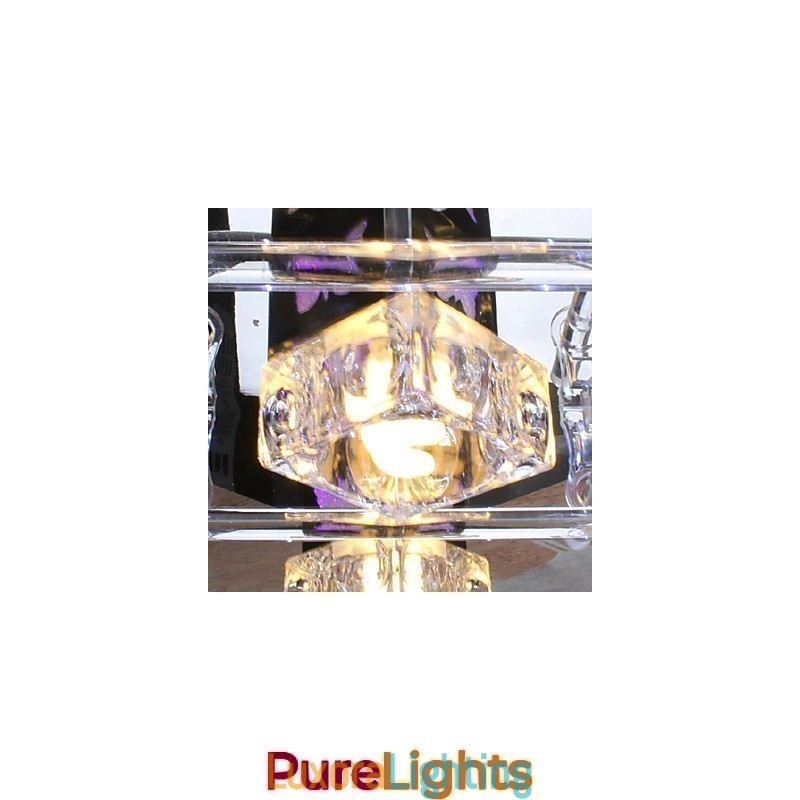 Designer Touch Decorative Modern Contemporary Crystal Glass Flush Mount