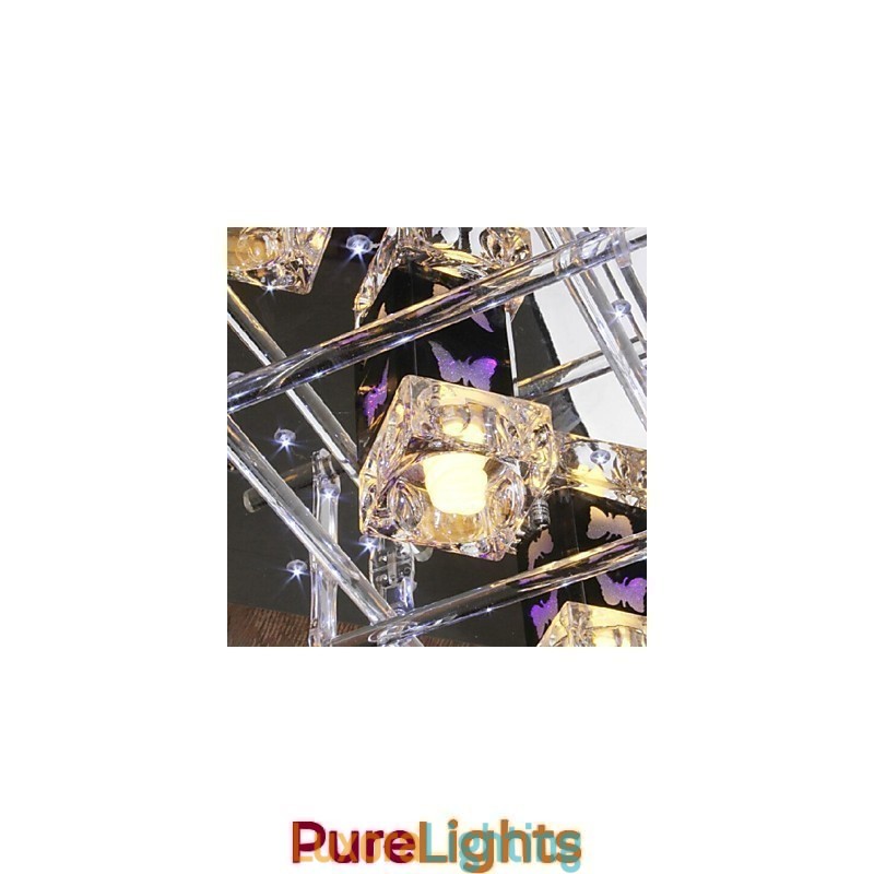 Designer Touch Decorative Modern Contemporary Crystal Glass Flush Mount