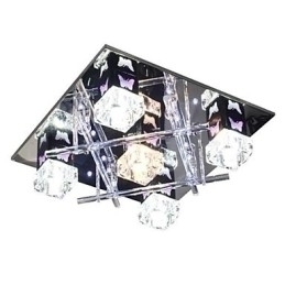 Designer Touch Decorative Modern Contemporary Crystal Glass Flush Mount