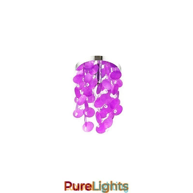 Designer Touch Decorative Modern Contemporary Mini Style Electroplated Flush Mount