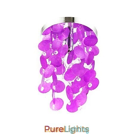 Designer Touch Decorative Modern Contemporary Mini Style Electroplated Flush Mount