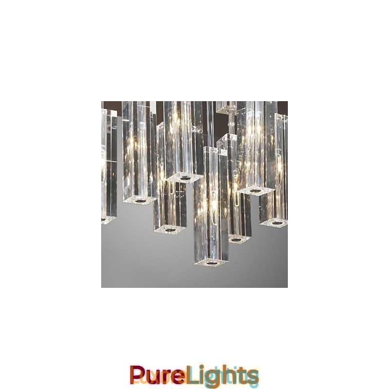 Designer Touch Decorative Modern Contemporary Crystal Chrome Metal Flush Mount