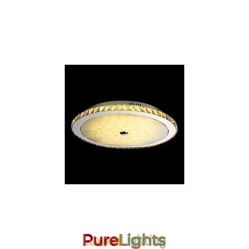 Designer Touch Decorative Modern Contemporary Crystal Metal Flush Mount