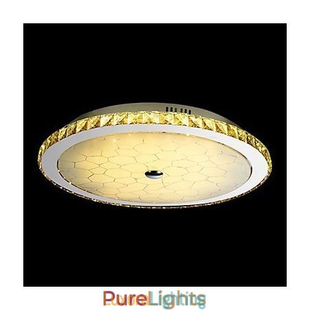 Designer Touch Decorative Modern Contemporary Crystal Metal Flush Mount