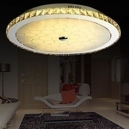 Designer Touch Decorative Modern Contemporary Crystal Metal Flush Mount