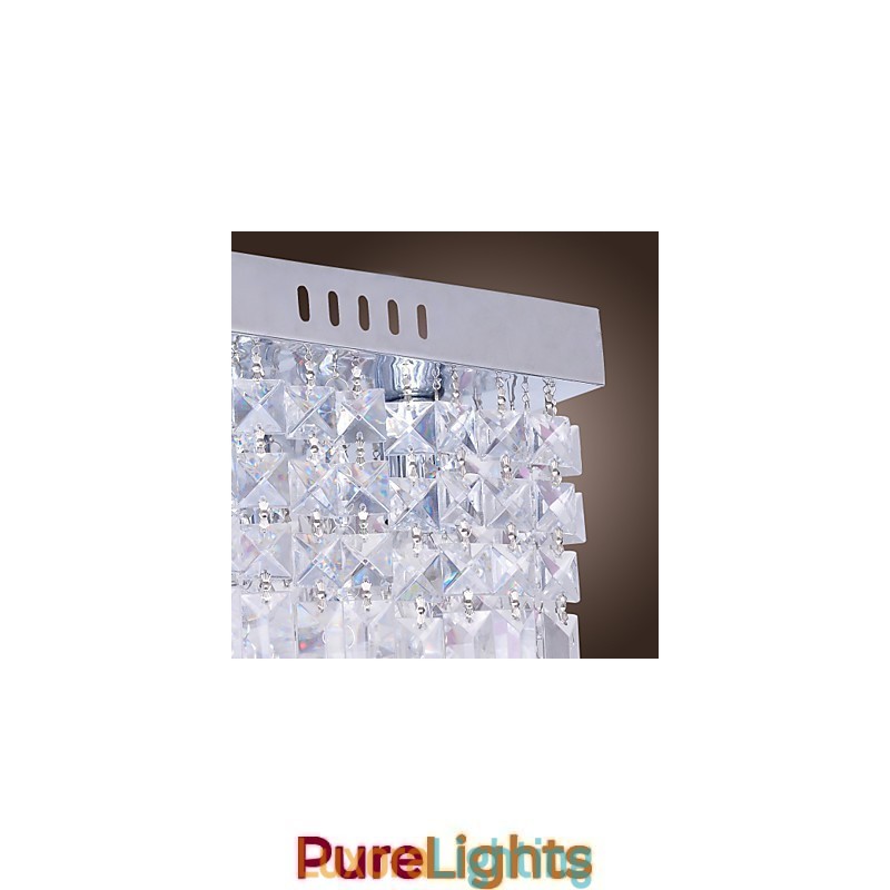Designer Touch Decorative Modern Contemporary Crystal Mini Style Flush Mount