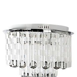 Designer Touch Decorative Crystal Semi Flush Mount with 8 Lights