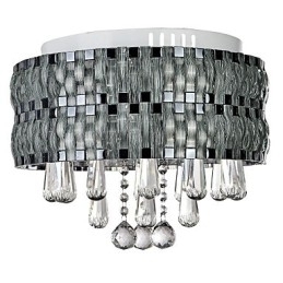 Designer Touch Decorative Graceful Crystal Flush Mount