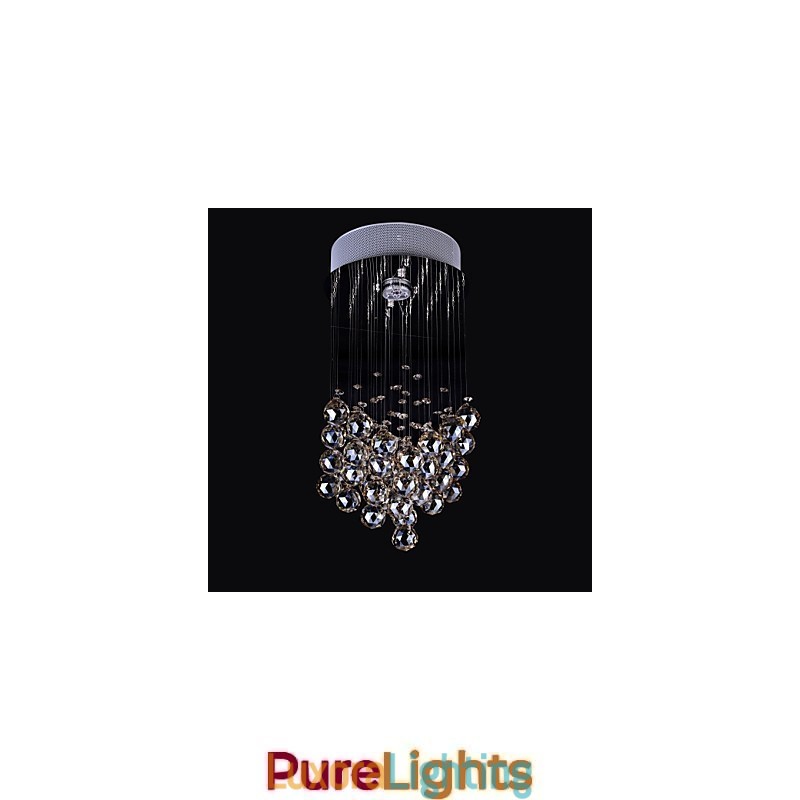 Designer Touch Decorative 1 Light Clear light K9 Crystal Chandelier Lamp