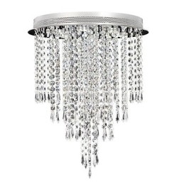 Designer Touch Decorative Modern Contemporary Crystal Chrome Crystal Flush Mount Kids