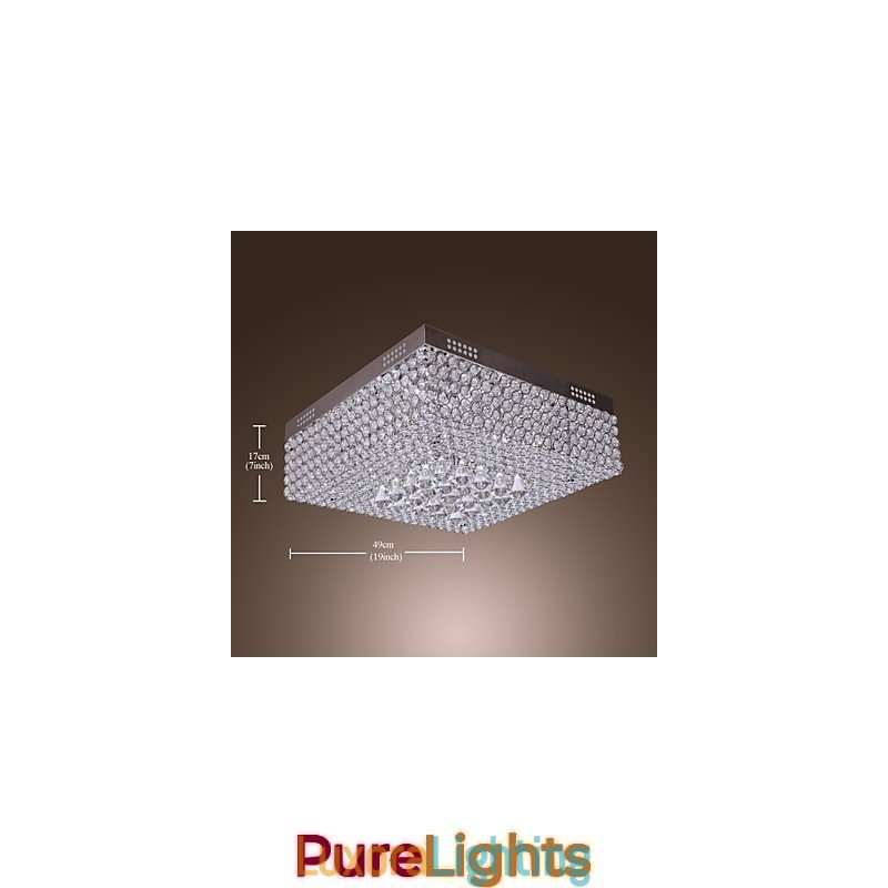 Designer Touch Decorative Crystal Beaded Ceiling Light with 45 Colourfuls