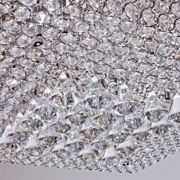 Designer Touch Decorative Crystal Beaded Ceiling Light with 45 Colourfuls