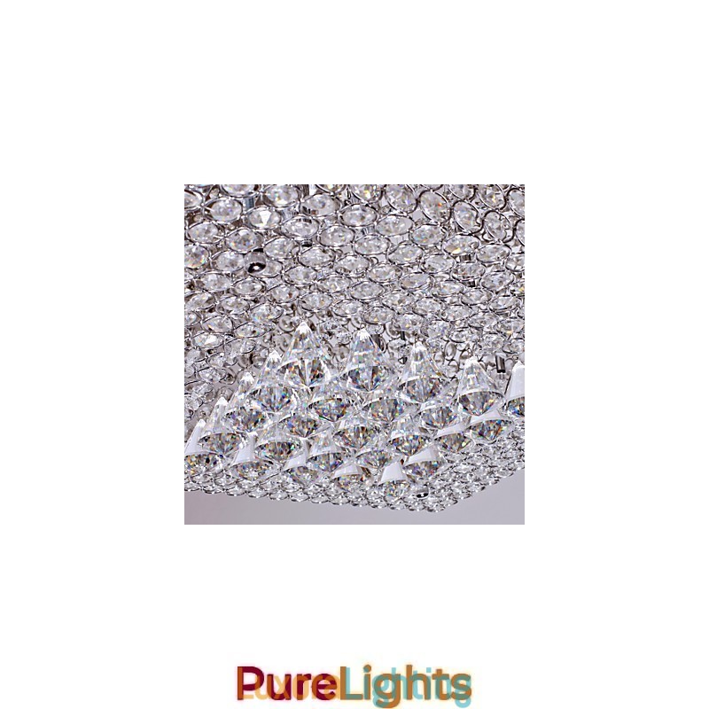 Designer Touch Decorative Crystal Beaded Ceiling Light with 45 Colourfuls