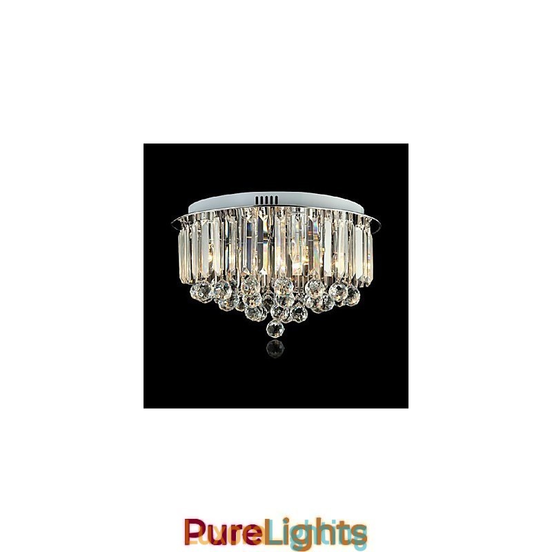 Designer Touch Decorative Modern Contemporary Traditional Classic Crystal Painting Metal Flush Mount Light