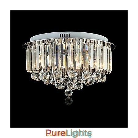 Designer Touch Decorative Modern Contemporary Traditional Classic Crystal Painting Metal Flush Mount Light