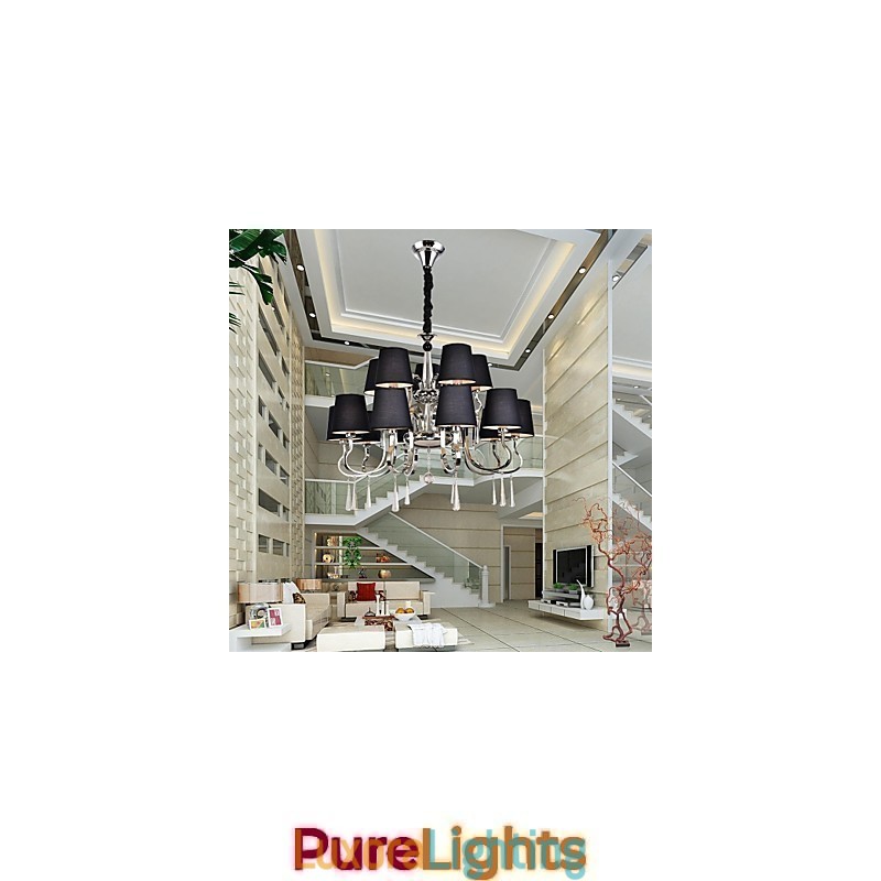 Designer Touch Decorative Modern Contemporary Traditional Classic Rustic Lodge Vintage Country Island Chrome Metal Chandelier