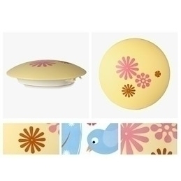 Designer Touch Decorative Creative 3 D Wall Paper Wall Lamp Modern Night Light Can Remove The Wall Stickers Lights