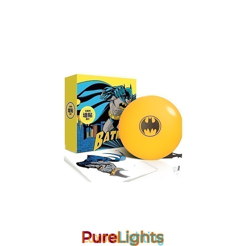 Designer Touch Decorative Creative Fashion Batman Wallpaper Diy Wall Stick Small Night Lamp Wall Lamp Lights