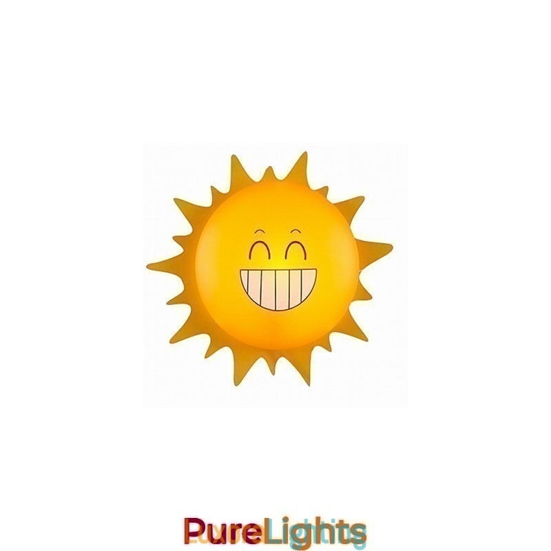 Designer Touch Decorative Wallpaper Wall Lamps Flower Face DIY Fun Atmosphere Nightlight Children Bedside lamp Decoration Sun