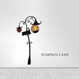 Designer Touch Decorative Pumpkin High Temperature Resistant Plastic Light And Creative 3D Wall Paper Wall Lamp