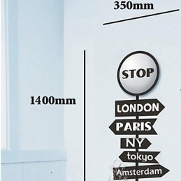 Designer Touch Decorative Stop Letter High Temperature Resistant Plastic Light And Creative 3D Wall Paper Wall Lamp