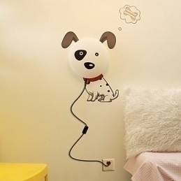Designer Touch Decorative High Temperature Resistant Plastic And 10 C Can Remove Wall Stickers Creative 3D Wall Paper Wall Lamp