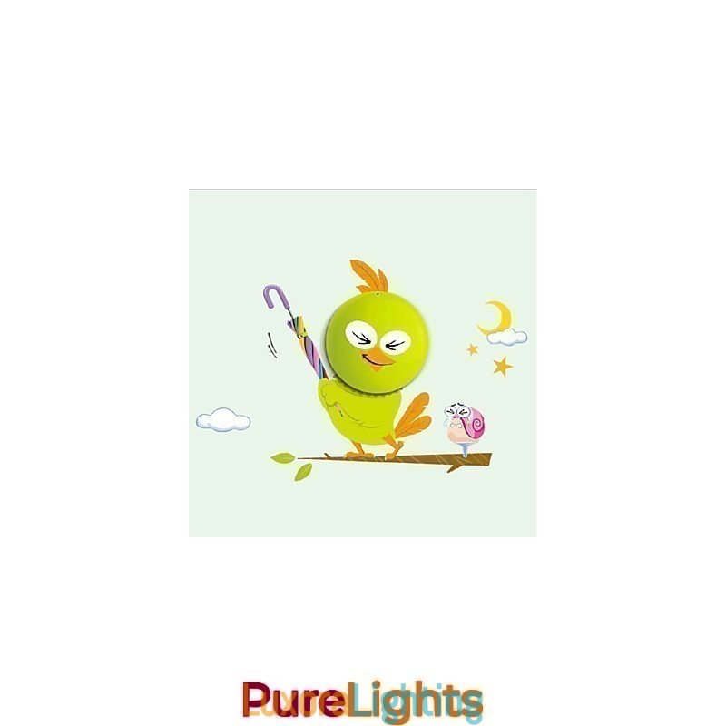 Designer Touch Decorative Light Operated Bird Wall Sconces Bulb Contemporary Creative 3 D Wall Paper Wall Lamp Light