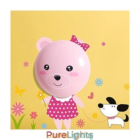 Designer Touch Decorative Wall stickers bear light activated intelligent electric induction smetope adornment wall lamp