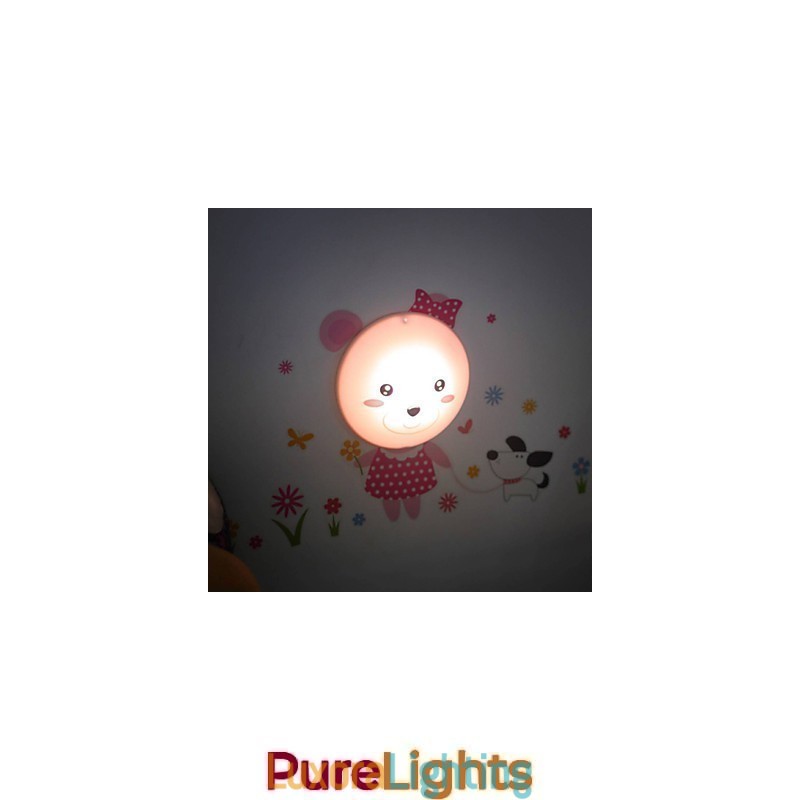 Designer Touch Decorative Wall stickers bear light activated intelligent electric induction smetope adornment wall lamp