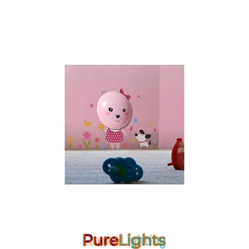 Designer Touch Decorative Wall stickers bear light activated intelligent electric induction smetope adornment wall lamp