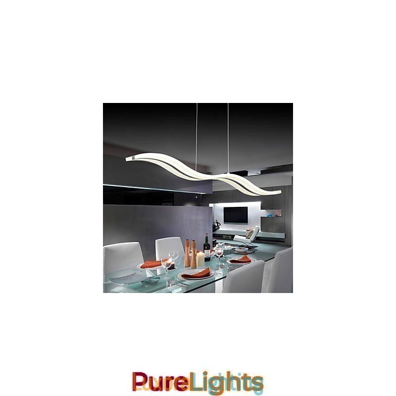 Designer Touch Decorative Modern Contemporary Chrome Pendant Light