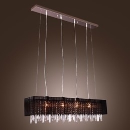 Designer Touch Decorative Modern Contemporary Island Crystal Others Metal Pendant Light