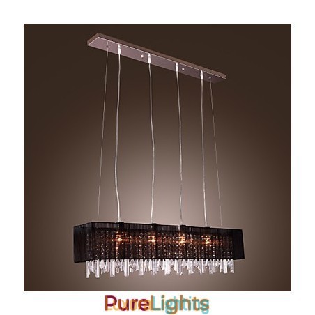 Designer Touch Decorative Modern Contemporary Island Crystal Others Metal Pendant Light