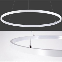 Designer Touch Decorative Dimmable Pendant Light with Remote Control Modern Design Three Rings