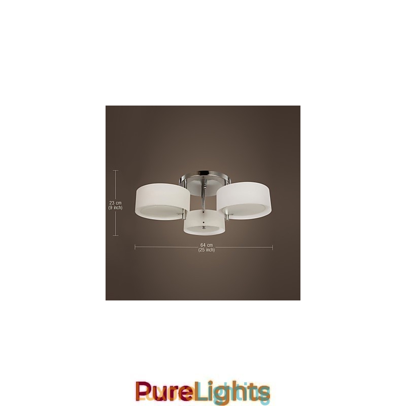 Designer Touch Decorative Chandelier Modern Living 3 Lights