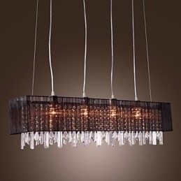 Designer Touch Decorative Modern Contemporary Island Crystal Others Metal Pendant Light