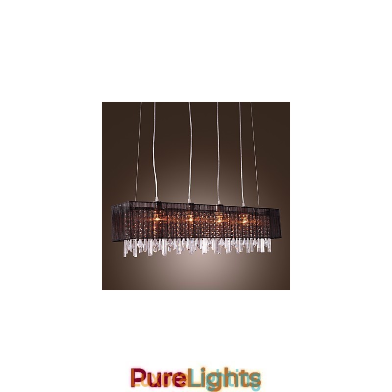 Designer Touch Decorative Modern Contemporary Island Crystal Others Metal Pendant Light